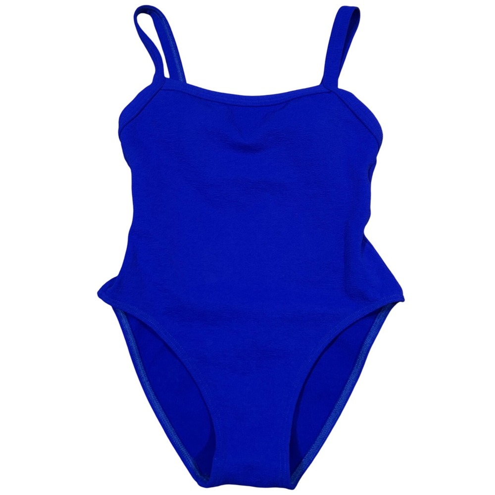 Vintage Bettie Body I.D. Blue‎ Swimsuit One Piece Maillot Womens Size 6